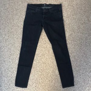 7 for all Mankind very dark Gwenevere Skinny Jeans